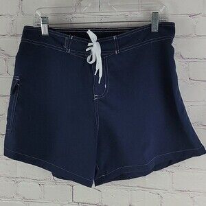 Raya Sun Navy Blue Beach Shorts Size Small